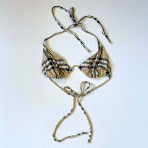 Burberry Signature Print Bikini Top
